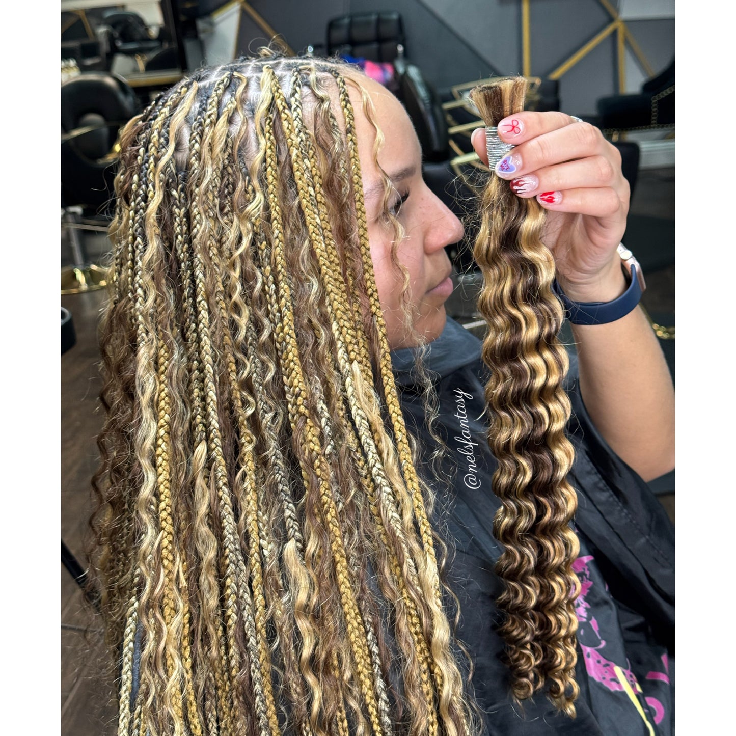 Chocolate mix 4/27 Burmese virgin hair