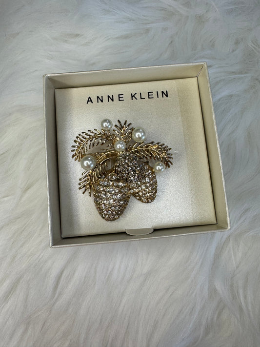 Anne Klein pine cone pin